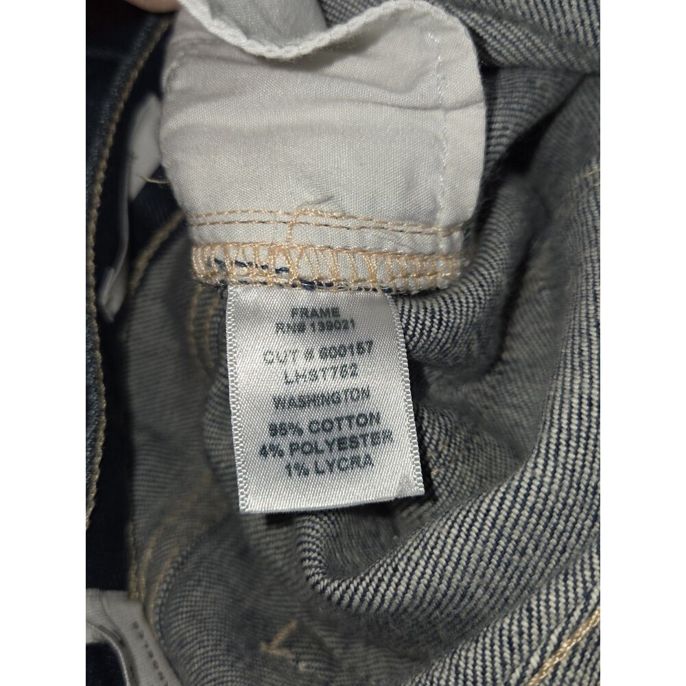 New Frame Demin Womens Le High Straight Blue Jeans Washington Wash Size 25x27 - Picture 4 of 4